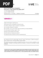 EXAME GEOG A (719 - 1ª FASE) - V 1 (2017)
