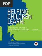 Download Conference on Bilingual Education by Embaixadora de Boa Vontade para os Assuntos da Educao SN35281434 doc pdf