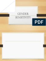 Gender Sensitivity