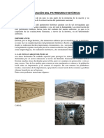 Conservación Del Patrimonio Histórico