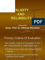 PPT Valid Reliable