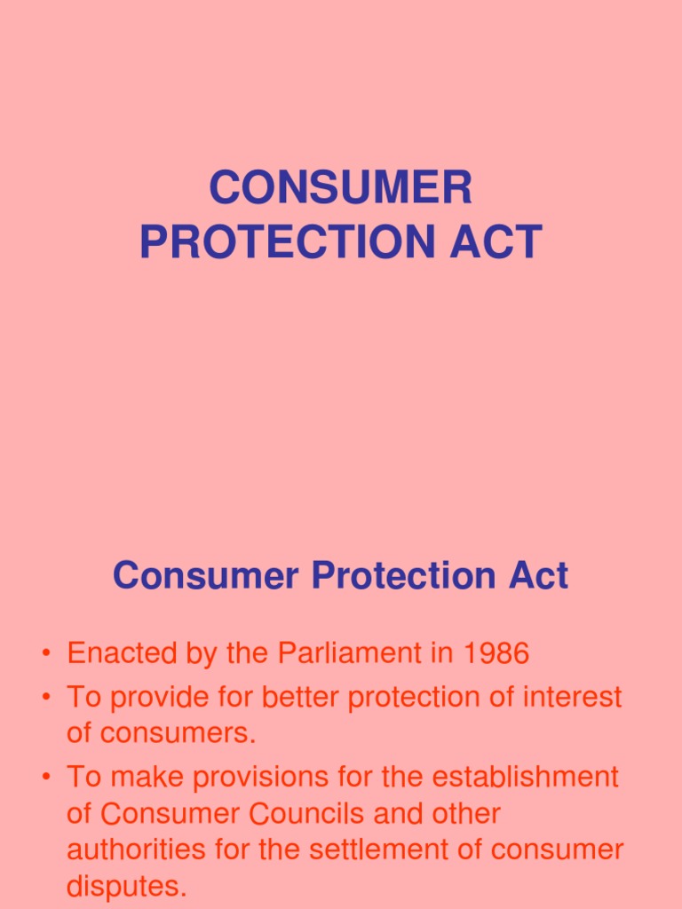 consumer protection act essay grade 12