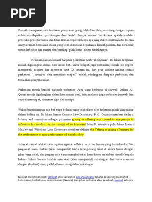 Definisi Rasuah Assg Pdf