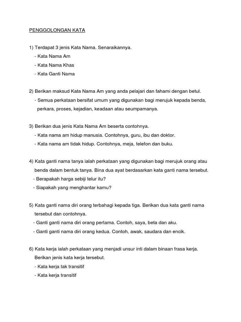Kata Ganti Nama Nombor Telefon Dan Email Sangkil
