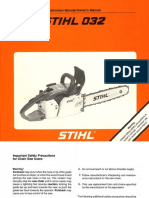 STIHL032 With Safety Manual PDF