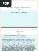 Afinal, o Que é Literatura