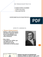 Sensores termoeléctricos: efectos Seebeck, Thompson y Peltier