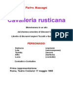 Cavalleria Rusticana - libretto