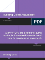 Building Good Arguments