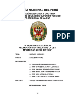 Monografia Etiqueta Social Normas Sociales - A1 PNP Chavez Vilcarani - Agosto 2016