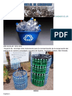 Proyecto Reciclaje de Botellas.