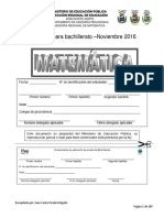 Examen Bachillerato en Matemática-Noviembre 2016-Zona Norte Norte-1