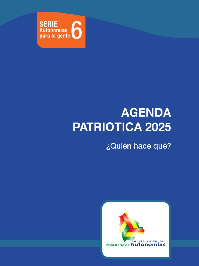 Agenda Patriotica 2025 PDF Bolivia Turismo