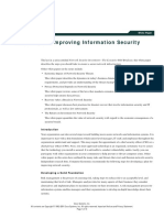 Action Steps for Improving Information Security