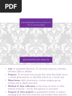 13. Data Preparation and Analysis