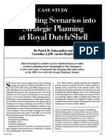 Integrating Scenario Planning - Royal Dutch Shell