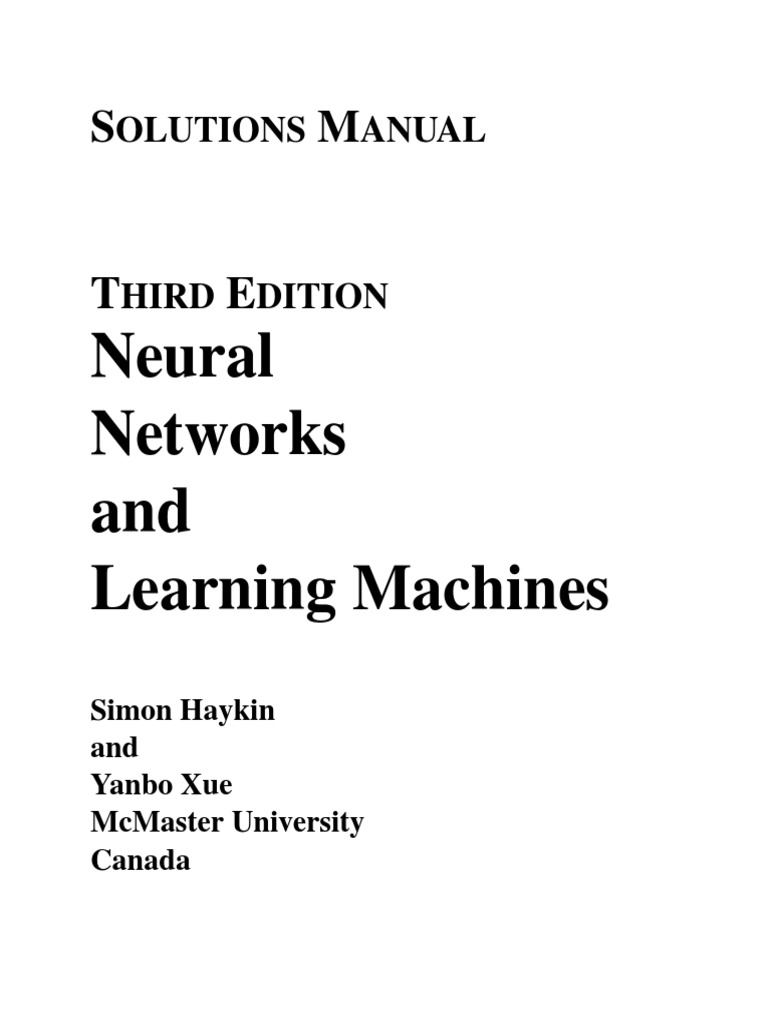 simon haykin neural networks