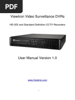 Viewtron Surveillance DVR User Manual