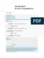 Quiz 2 - Semana 6 MATEMATICA II 2 Intento