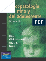 Psicopatología Del Niño y Del Adolescente (3ra Ed.)%2c Rita Wicks-Nelson & Allen C. Israel.compressed