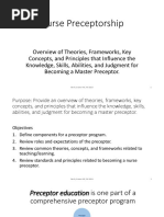 Preceptor Feedback for Nursing Students | PDF | Nursing | Evaluation