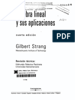Algebra Lineal Strang Español PDF