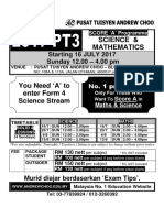 Pt3 Intensive Timetable