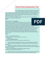 Destructive Test Material