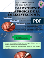 Abordaje y Técnica Quirúrgica de La Colecistectomía