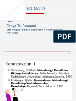 Langkah Pengelolaan Data