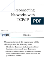 Interconnecting Networks With Tcp/Ip: ZTE University