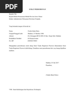 SURAT PERNYATAAN IJIN TETANGGA