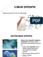 3) Sistem Imun Spesifik