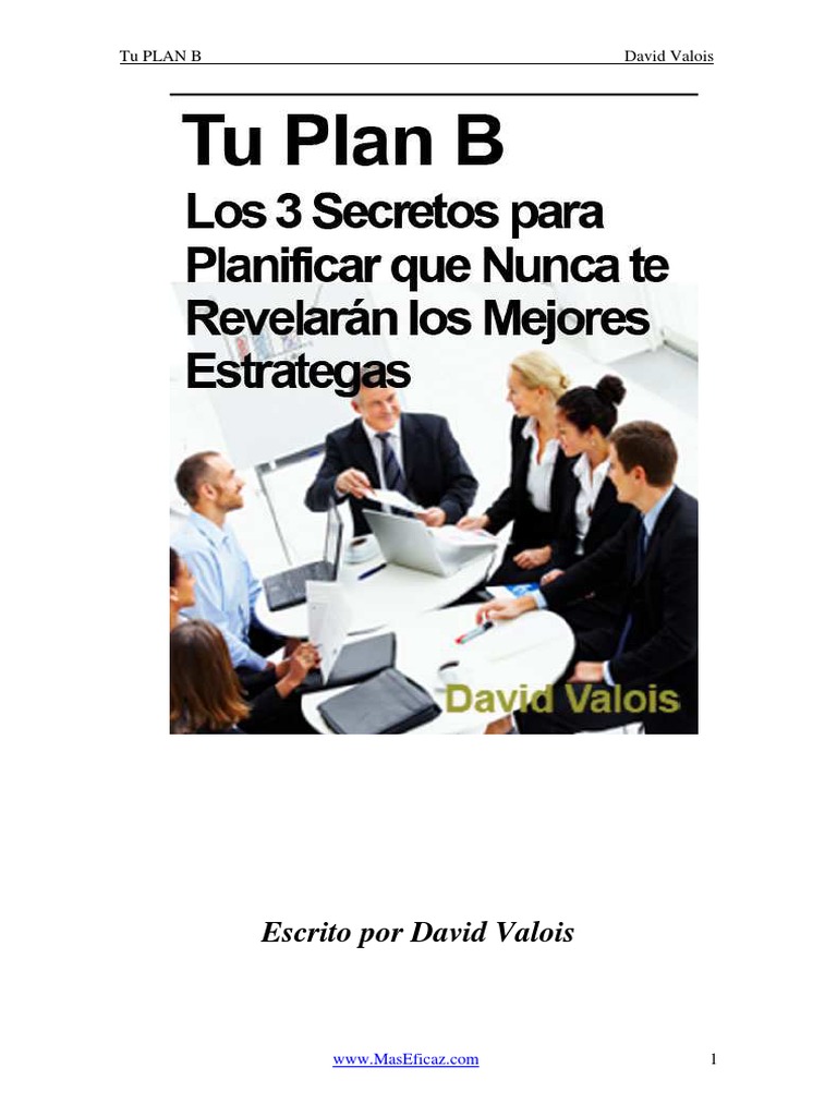 Tu Plan B para Consigue Lo Que Quieres | PDF | Derechos de autor | Ocio
