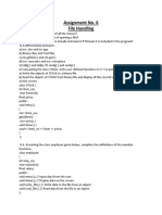 Assignment File Handling