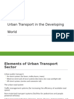 Urban Transport in The Developing World