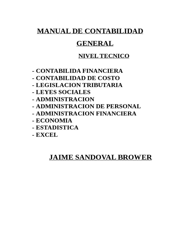 Manual de Contabilidad 2 | PDF | Impuestos | Pagos