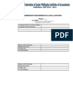 Federation Year 2010-2011 Complete Name of Local Chapter: Complete School Address