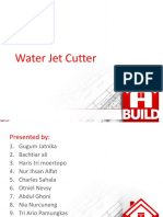 Water Jet Cutter Bahan Mentah