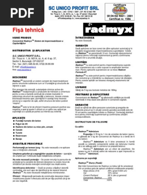 Fisa Tehnica Radmyx Pdf