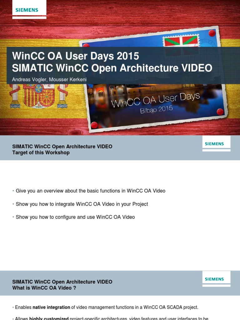 WinCC OA Video Integration Guide | PDF | Scada | Video