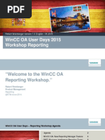 Wincc Oa User Days 2015 Reporting Wincc Oa