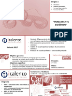 El Pensamiento Sistémico Como Habilidad y Herramienta de Cambio