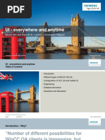 Wincc Oa User Days 2016 Ui Everytime Anywhere