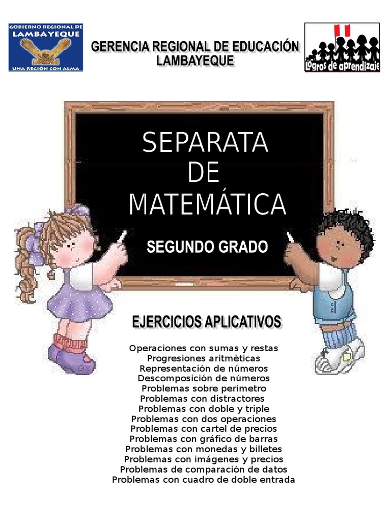 Ejercicios de Matemáticas para Niños | PDF | Aritmética | Números