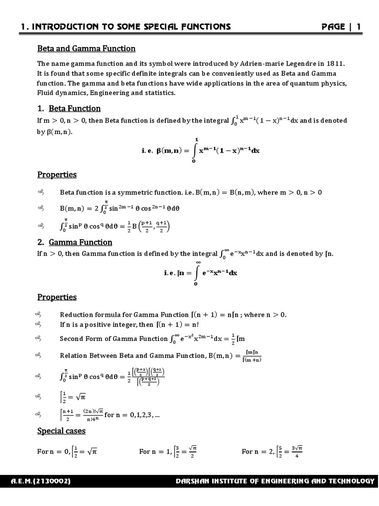 E Note | PDF | Fourier Series | Sine