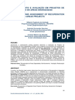 Avaliação e Monitoramento em Projetos de Recuperação de Áreas Degradadas