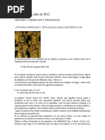 Virtudes Teologales y Cardinales