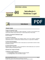 MLG 01 - Introdução à Medicina Legal
