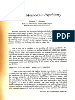 Clinical Methods Psychiatry